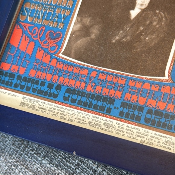 Janis Joplin Big Brother and the Holding Company Band Grande Ballroom Wa… - Picture 6 of 8